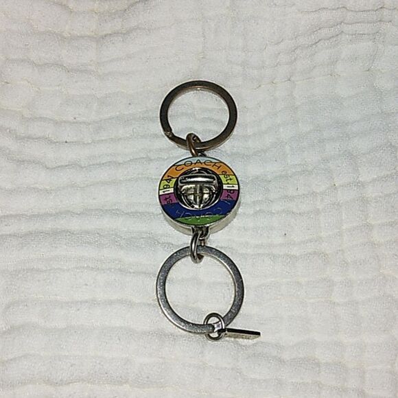 Coach Multicolor Keychain valet - Picture 1 of 5